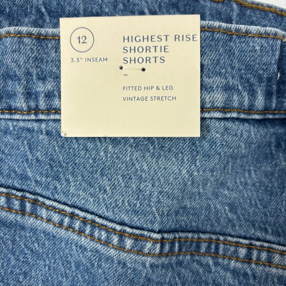 Universal Thread Vintage Stretch Highest Rise Shortie Shorts NWT - Picture 8 of 13